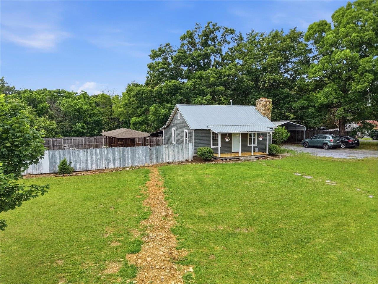 1296 New Hope Road Staunton, VA 24401 - Photo 26 of 37 a aerial view of a house with swimming pool and garden