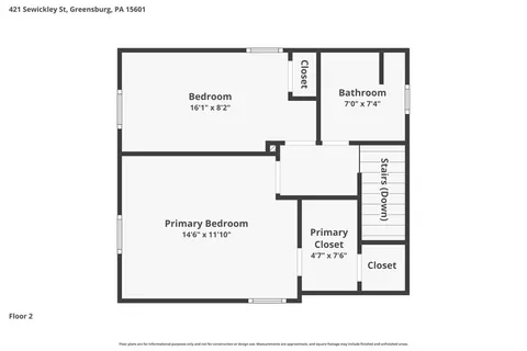 $179,900 | 421 Sewickley Street, Greensburg, PA 15601