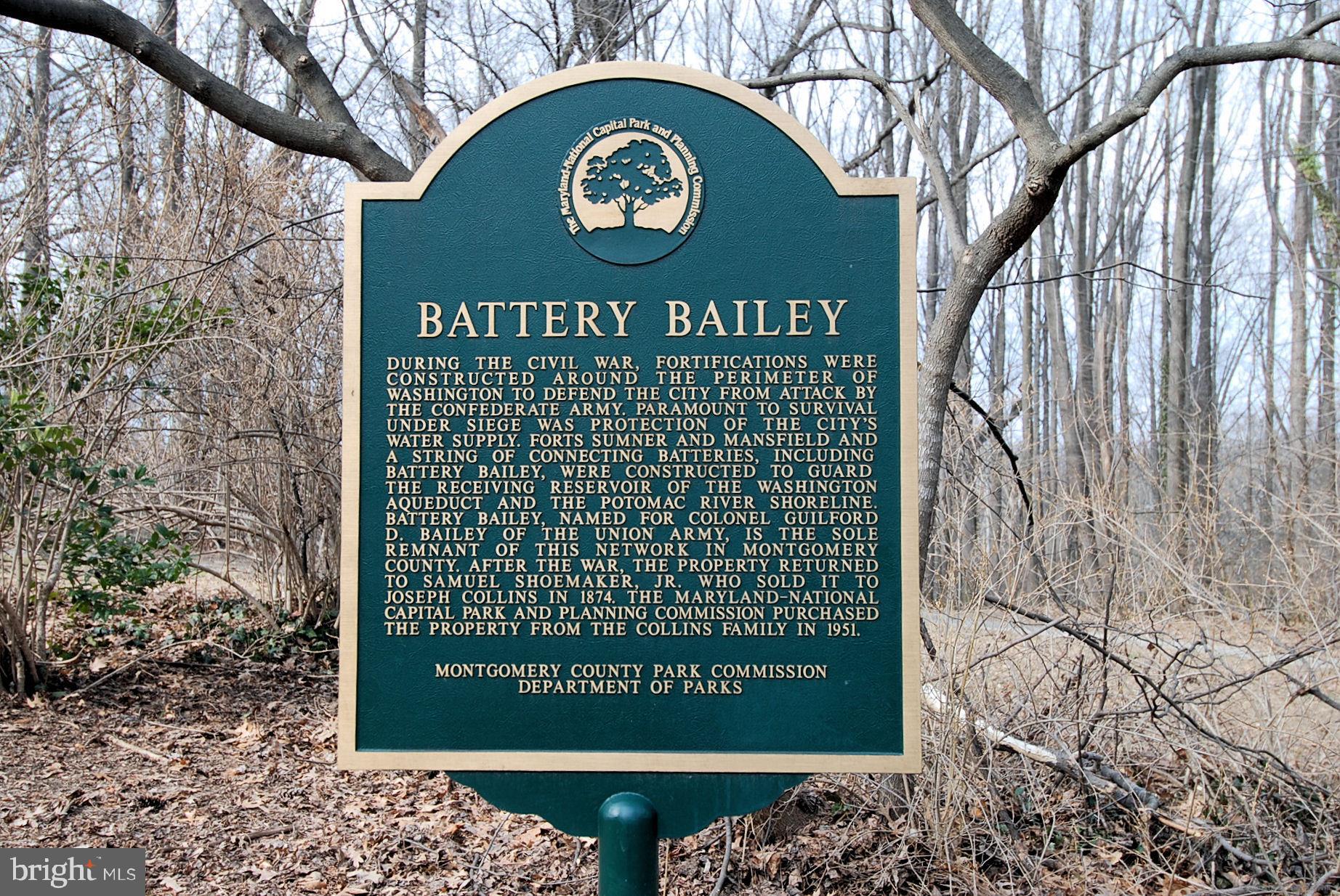 4401 Boxwood Road Bethesda, MD 20816 - Photo 45 of 48 Battery Bailey Historical Marker