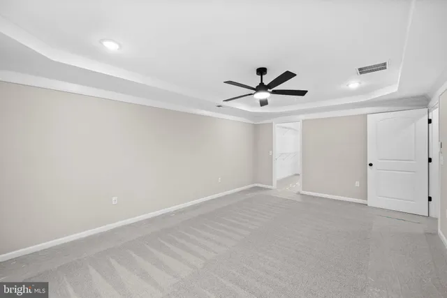 a view of an empty room