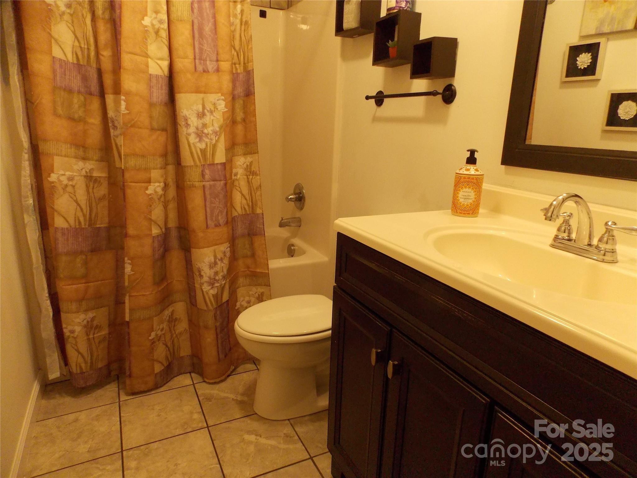 314 Cypress Street Hudson, NC 28638 - Photo 8 of 16 a bathroom with a sink a toilet and shower
