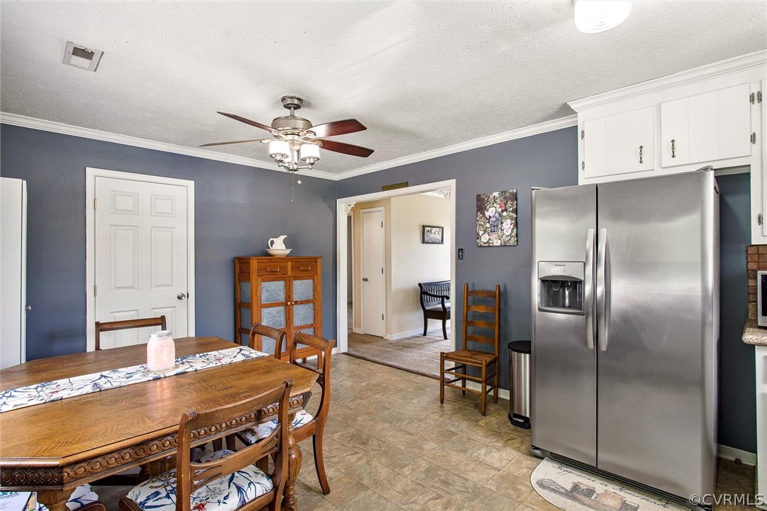 30 Buckner Road Bumpass, VA 23024 - Photo 12 of 25 Kitchen view to the eat-in dining area, the door t