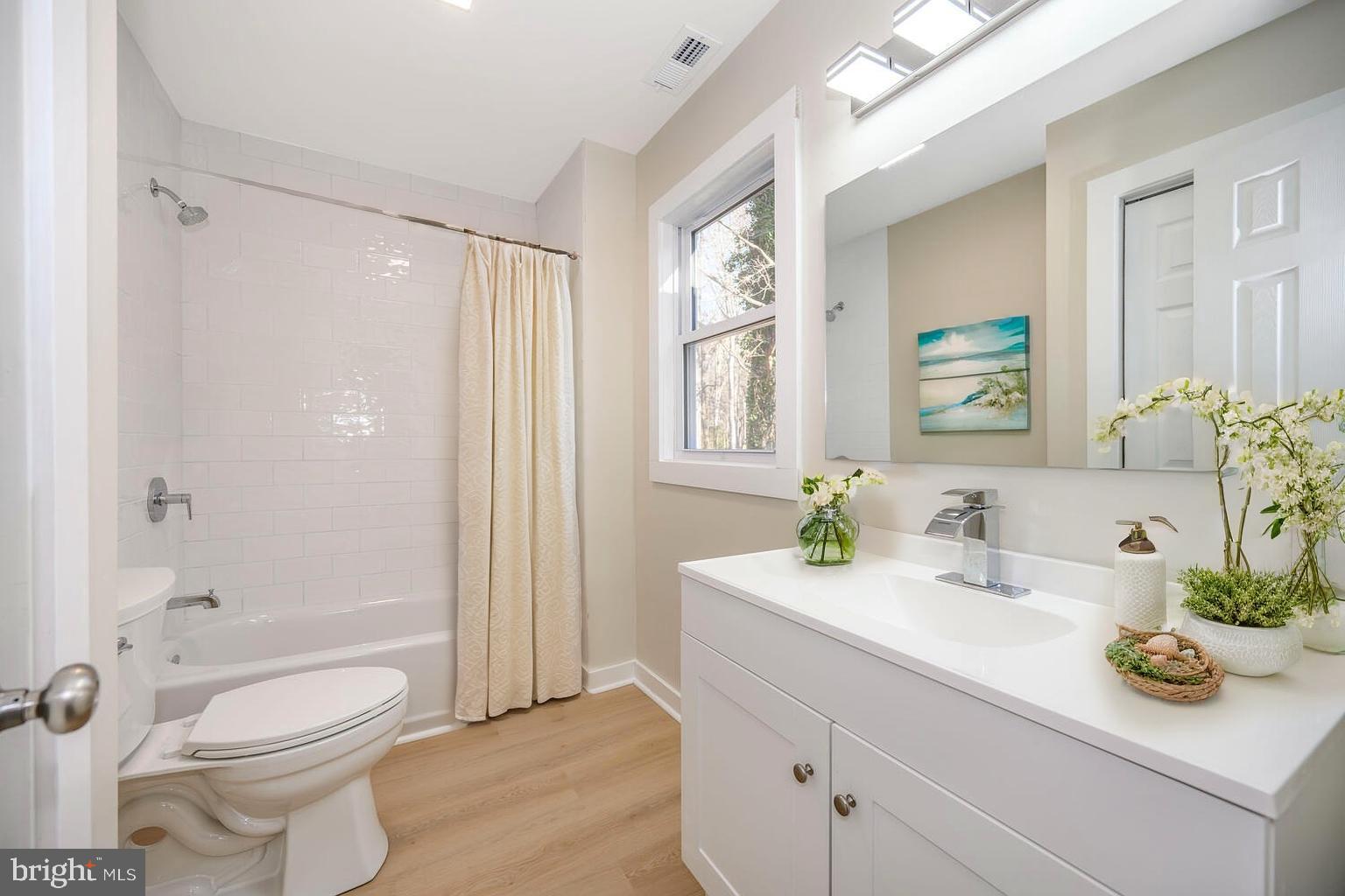 1109 Grasonville Cemetery Road Grasonville, MD 21638 - Photo 19 of 39 a bathroom with a sink a toilet and shower