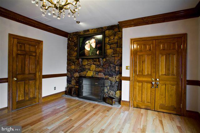 1248 Cherry Grove Road Earleville, MD 21919 - Photo 22 of 41 Guest Bedroom with Stone Fireplace