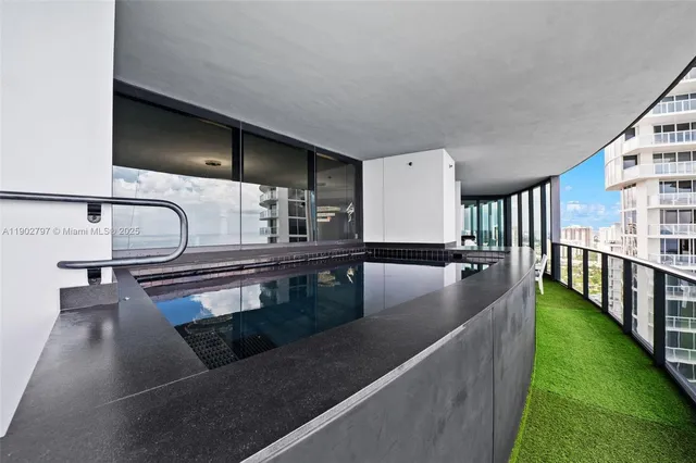 a view of a city with tall buildings