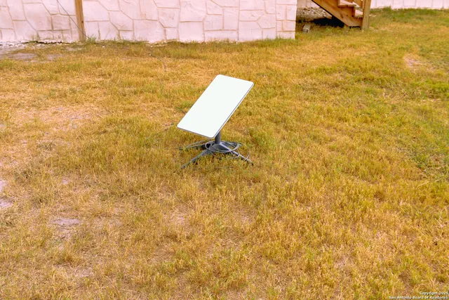 a view of outdoor space with seating area