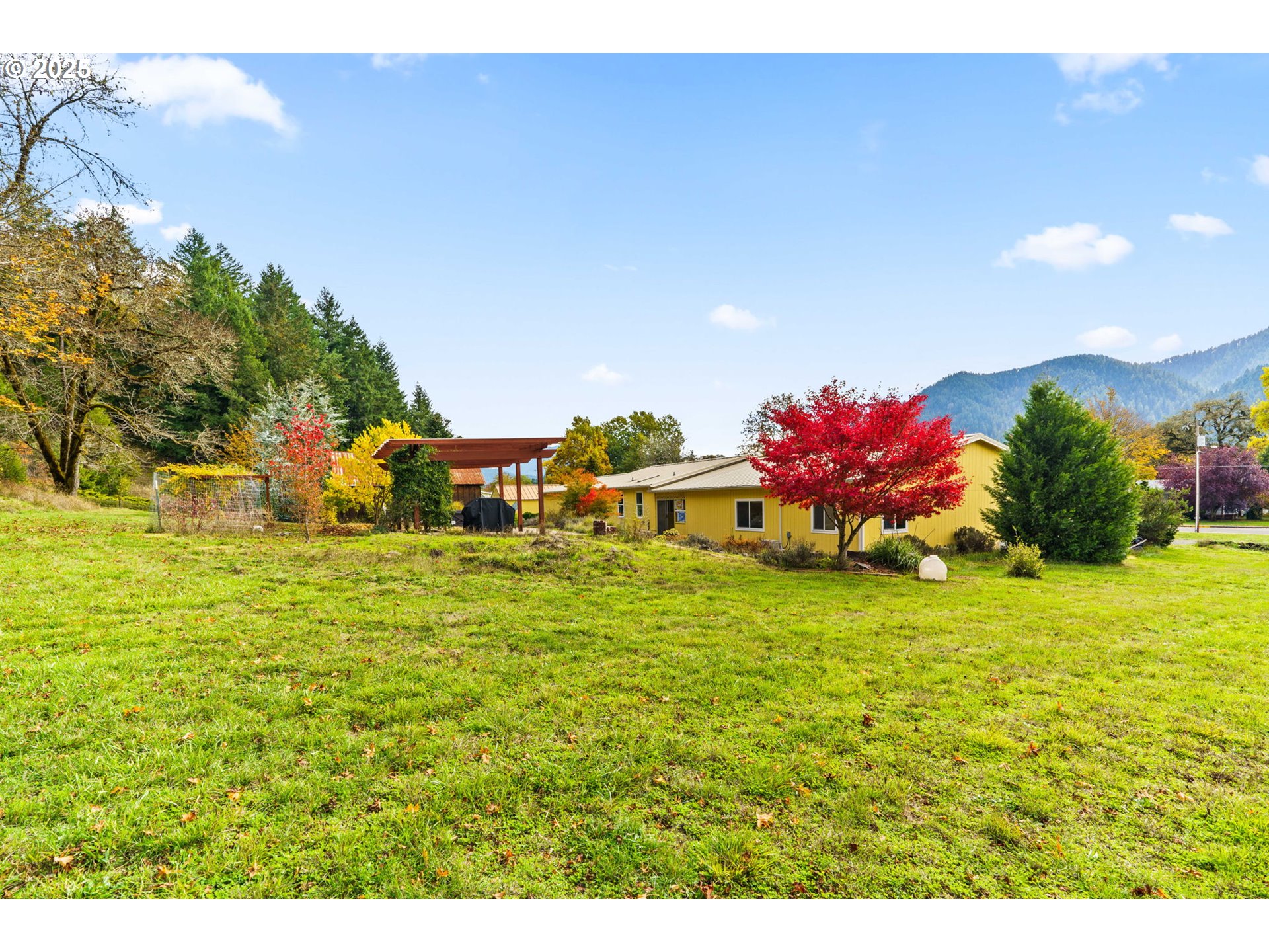 47849 West 2nd Street Oakridge, OR 97463 - Photo 41 of 45 a front view of a house with a yard