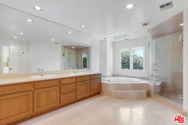 a view of an empty room with empty racks