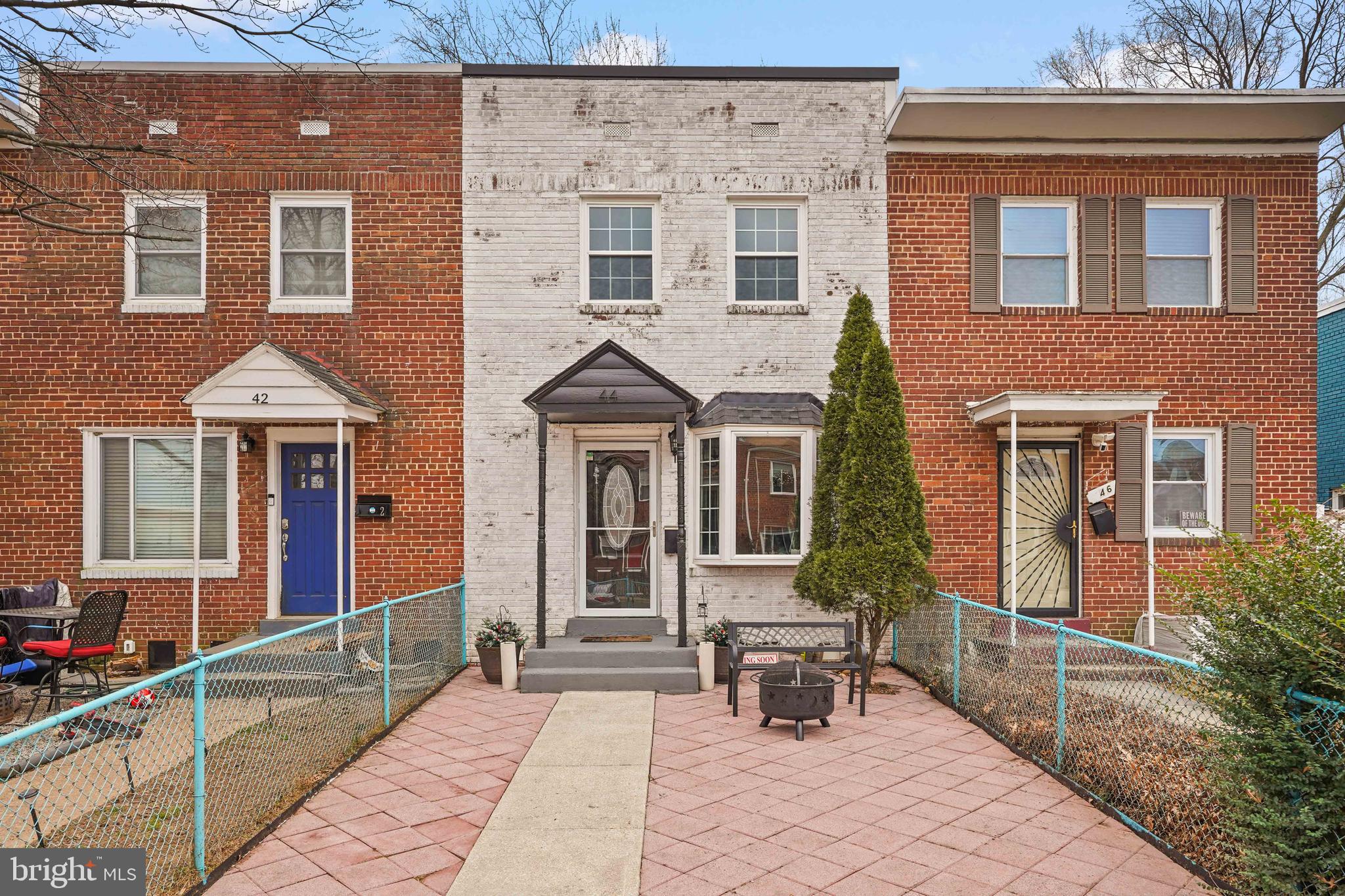 44 Dale Street Alexandria, VA 22305 - Photo 3 of 40 a front view of a house with outdoor seating