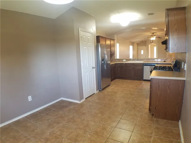a room with a washer and dryer