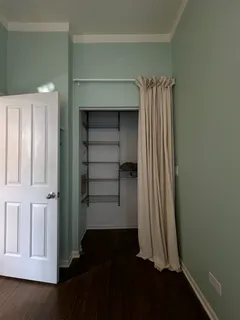 a view of closet area