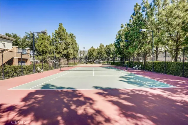a view of a basketball court