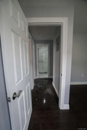 a view of an entryway door