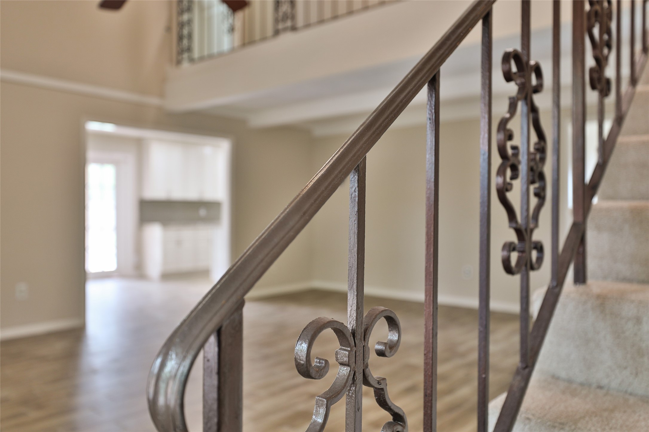 2706 Stetson Lane Houston, TX 77043 - Photo 15 of 46 BEAUTIFUL WROUGHT IRON STAIRS