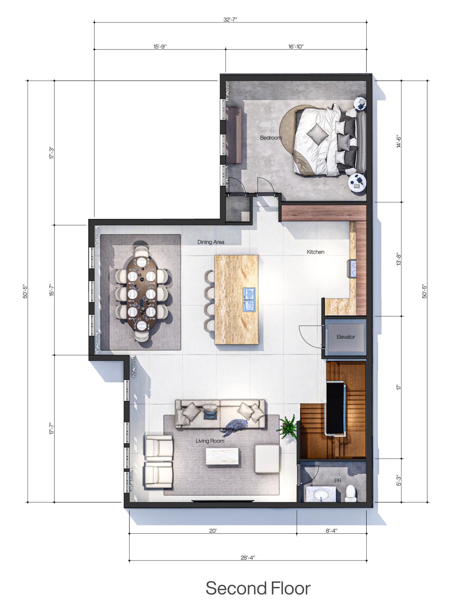 462 East Boca Raton Road Boca Raton, FL 33432 - Photo 42 of 43 2nd Floor Floorplan