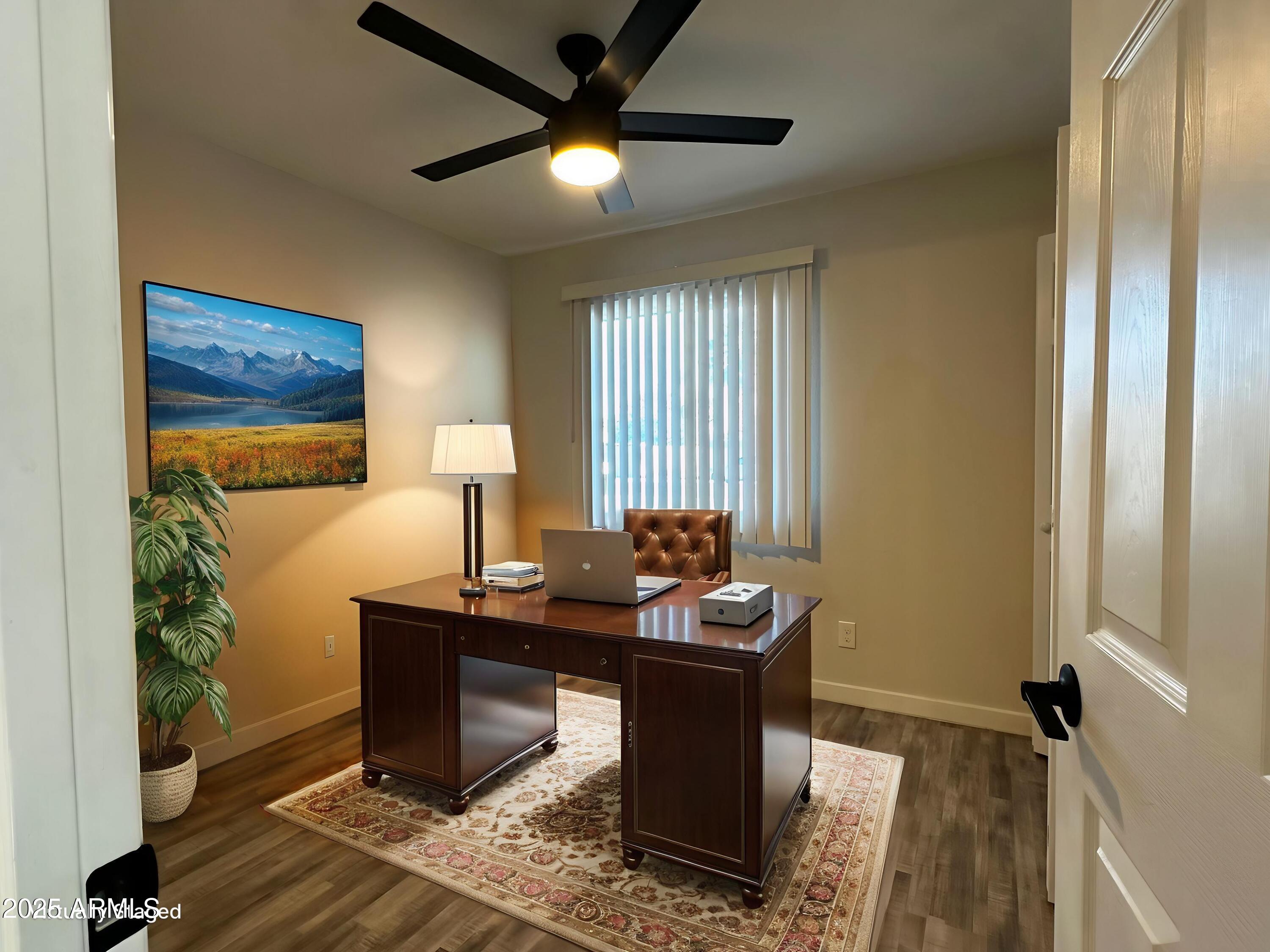 6818 South Terrace Road Tempe, AZ 85283 - Photo 10 of 11 a view of a workspace with furniture and a window