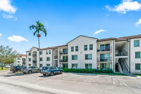 a front view of a building with street view