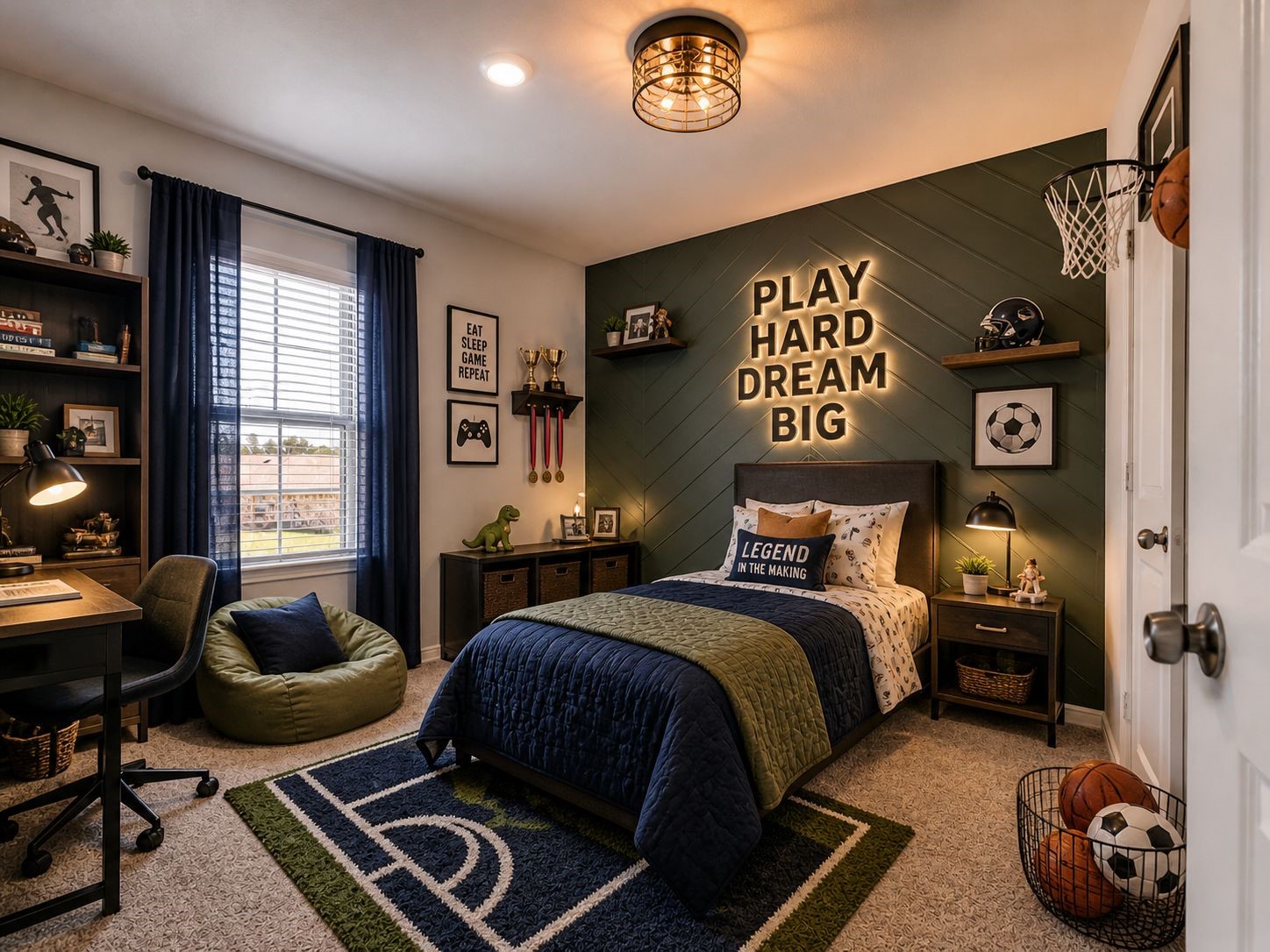 22503 Aspen Tarn Trail Spring, TX 77373 - Photo 22 of 30 a bedroom with a bed and a window