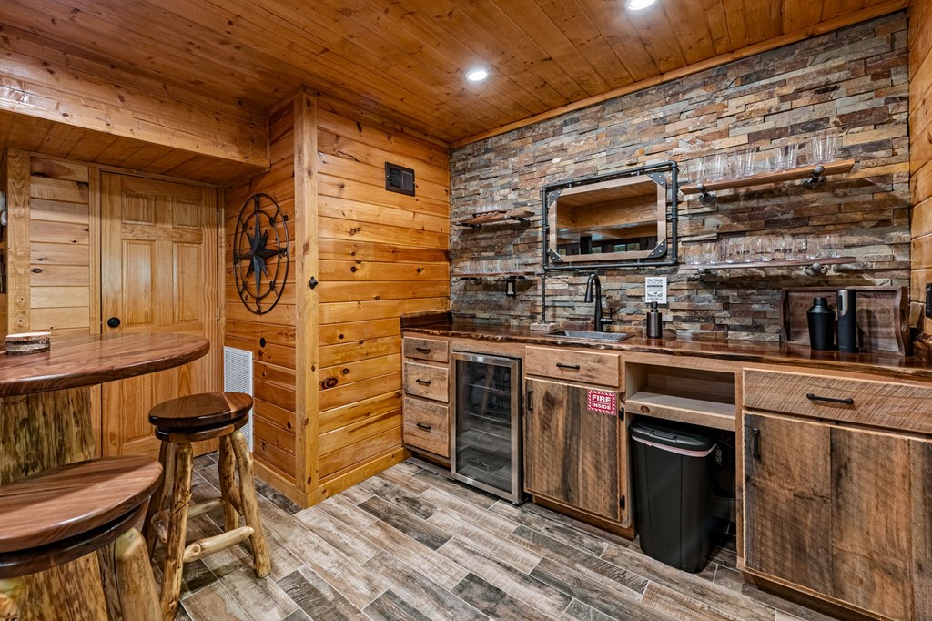77 Old Covered Bridge Road Cherry Log, GA 30522 - Photo 50 of 96 Wet bar in Game room