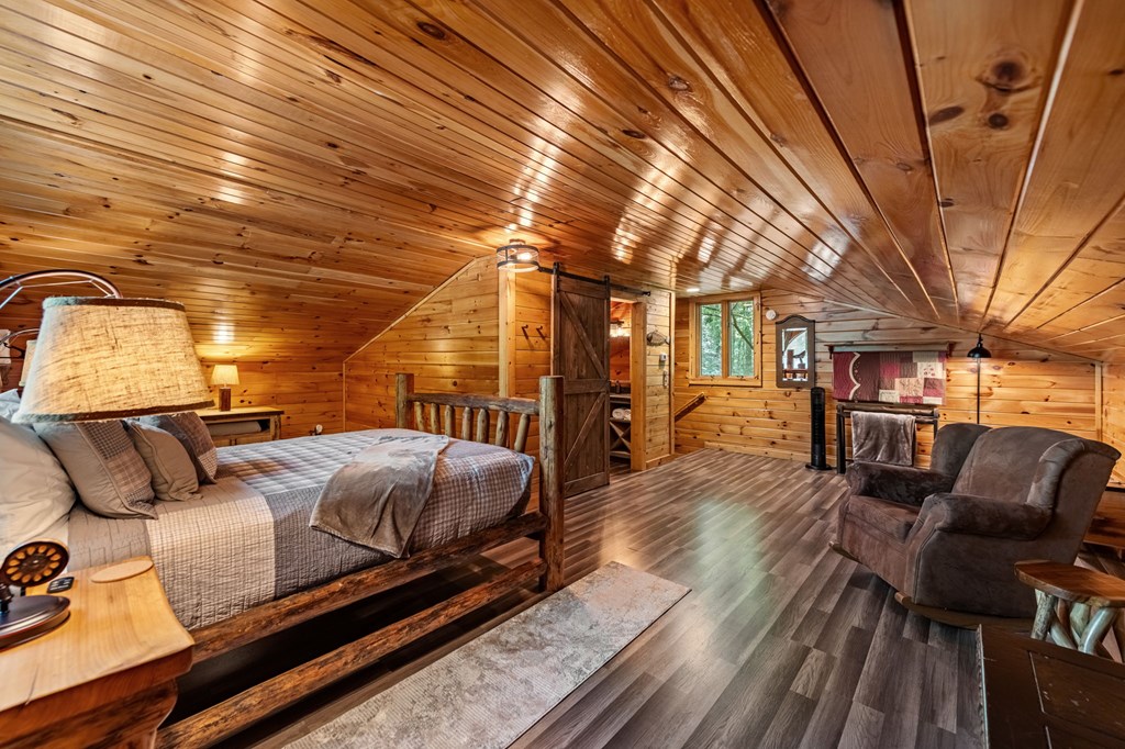 77 Old Covered Bridge Road Cherry Log, GA 30522 - Photo 55 of 96 Guest house bedroom