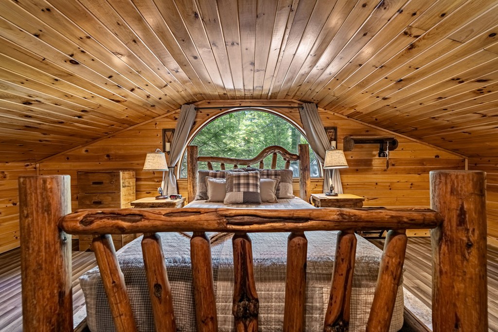 77 Old Covered Bridge Road Cherry Log, GA 30522 - Photo 56 of 96 Guest house bedroom