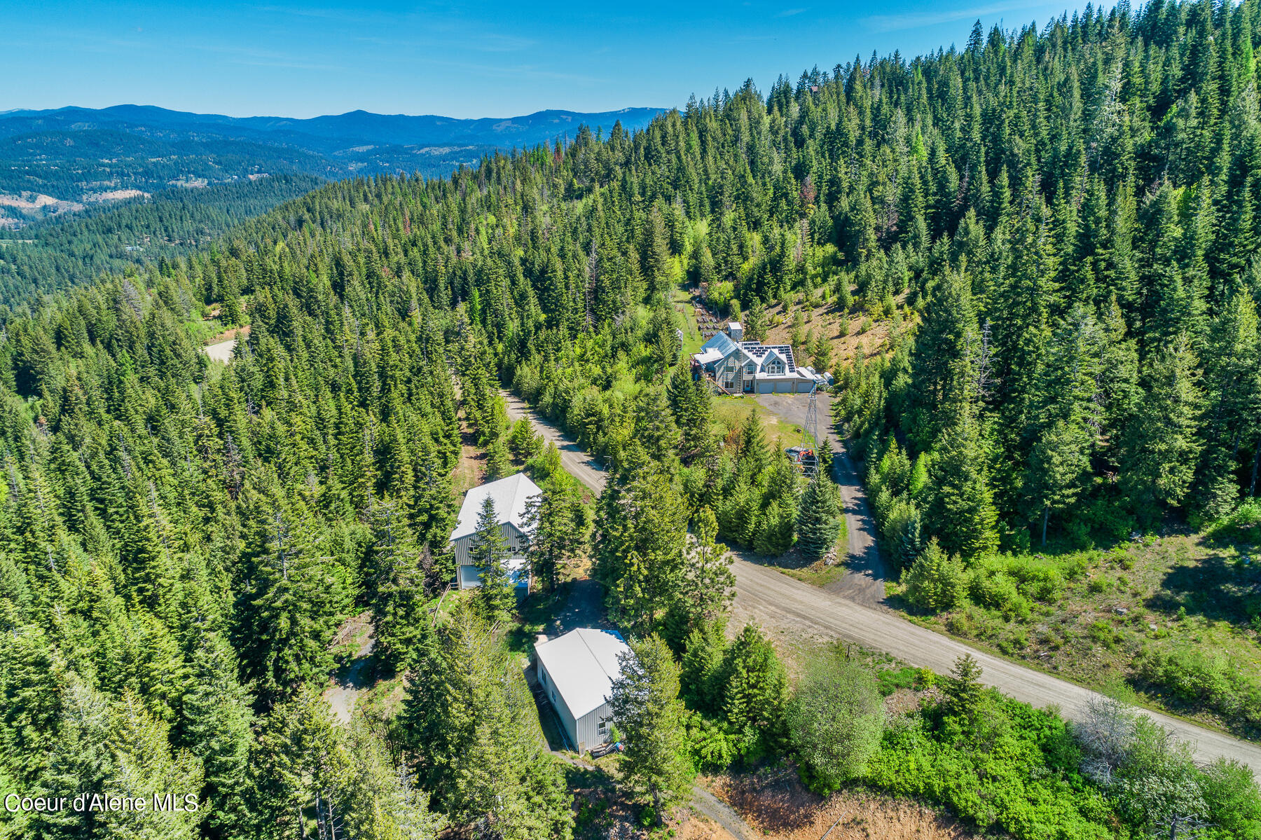 9338 South Caribou Ridge Road Harrison, ID 83833 - Photo 35 of 45 Aerial_9338SCaribouRidgeRd-2