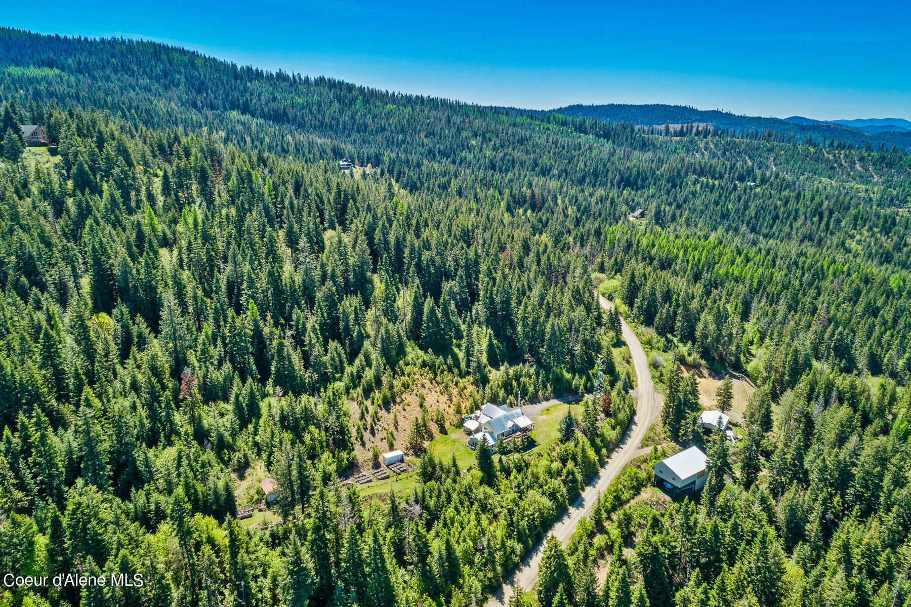 9338 South Caribou Ridge Road Harrison, ID 83833 - Photo 37 of 45 Aerial_9338SCaribouRidgeRd-6