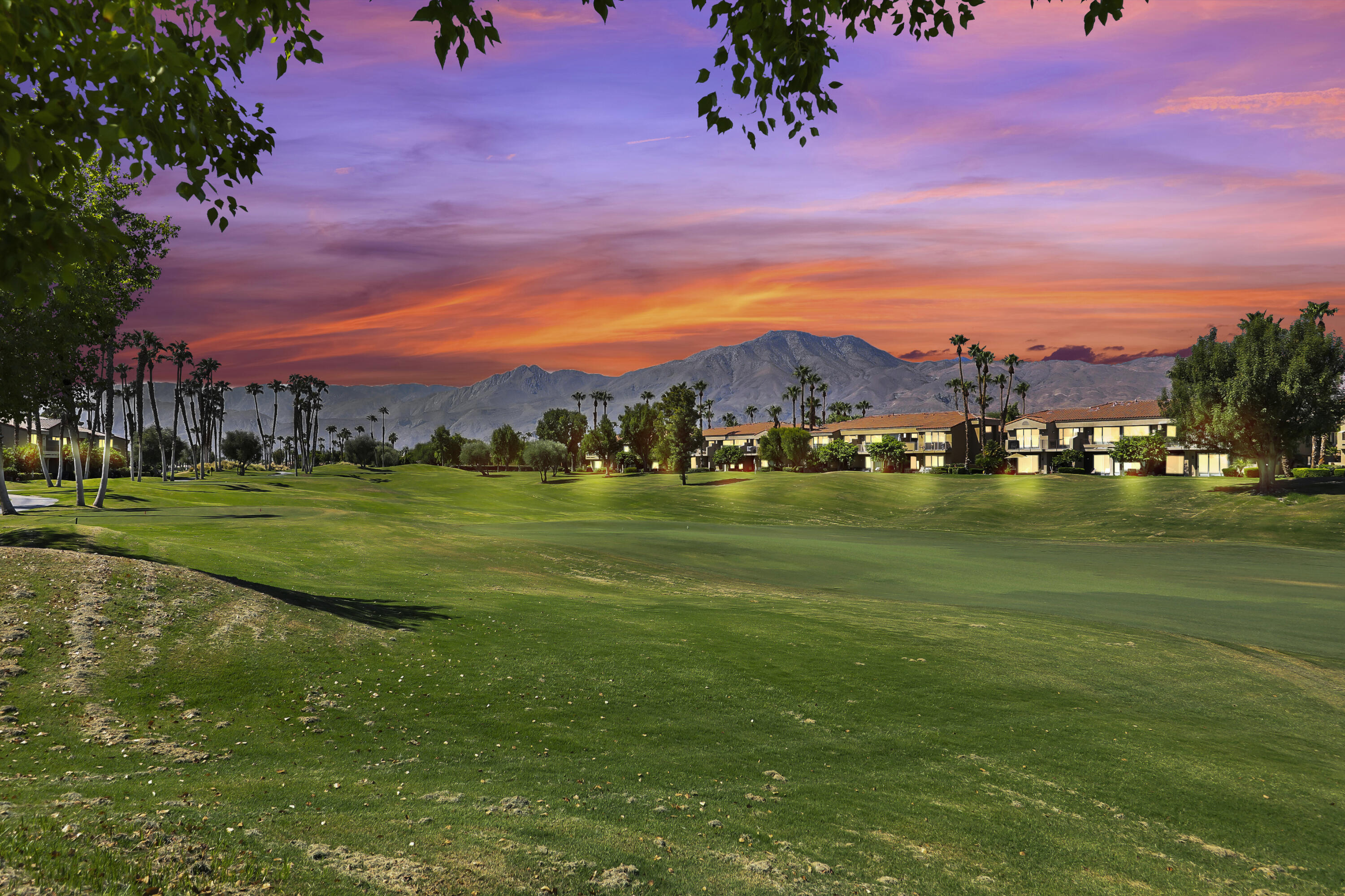 55359 Winged Foot La Quinta, CA 92253 - Photo 21 of 22 a view of building with outdoor space and mountain view in back