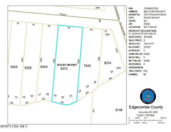 $18,000 | 937 Tyan Street, Rocky Mount, NC 27801