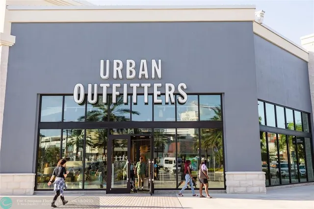 a view of a building with a street