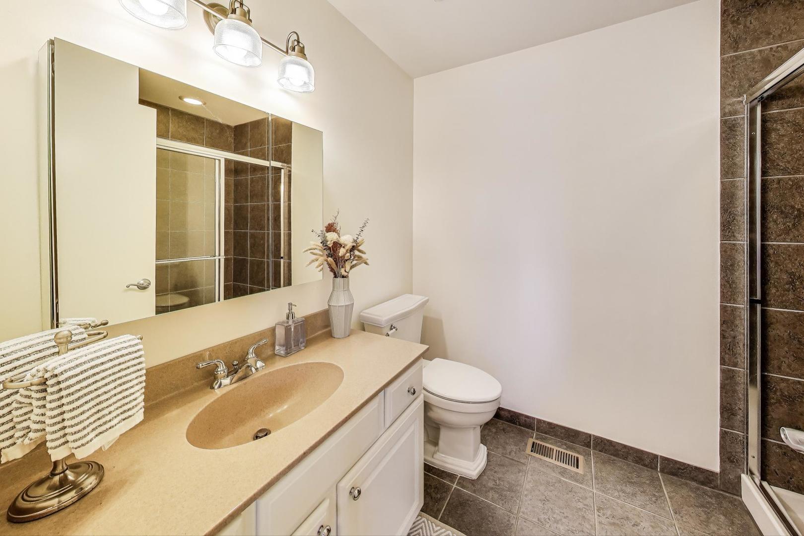 1009 North Riverwalk Street Chicago, IL 60610 - Photo 6 of 39 a bathroom with a sink toilet and shower