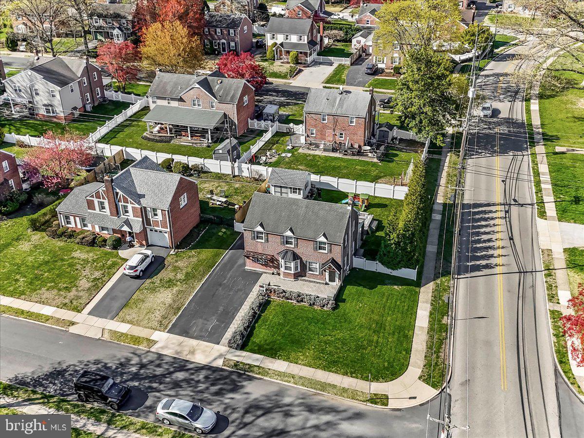 200 Fairview Road Springfield, PA 19064 - Photo 41 of 43 an aerial view of a house with a garden and plants