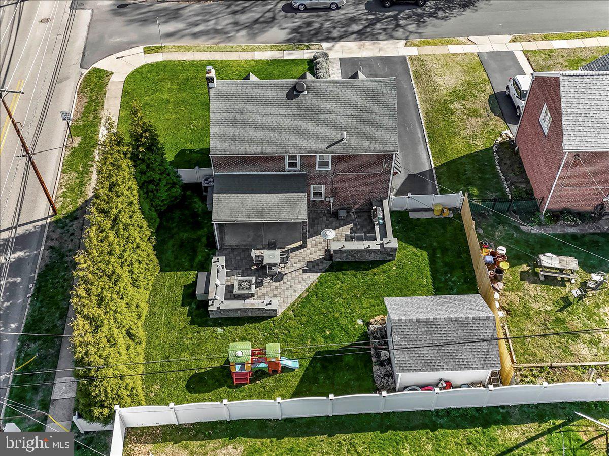 200 Fairview Road Springfield, PA 19064 - Photo 43 of 43 an aerial view of a house with a garden and plants