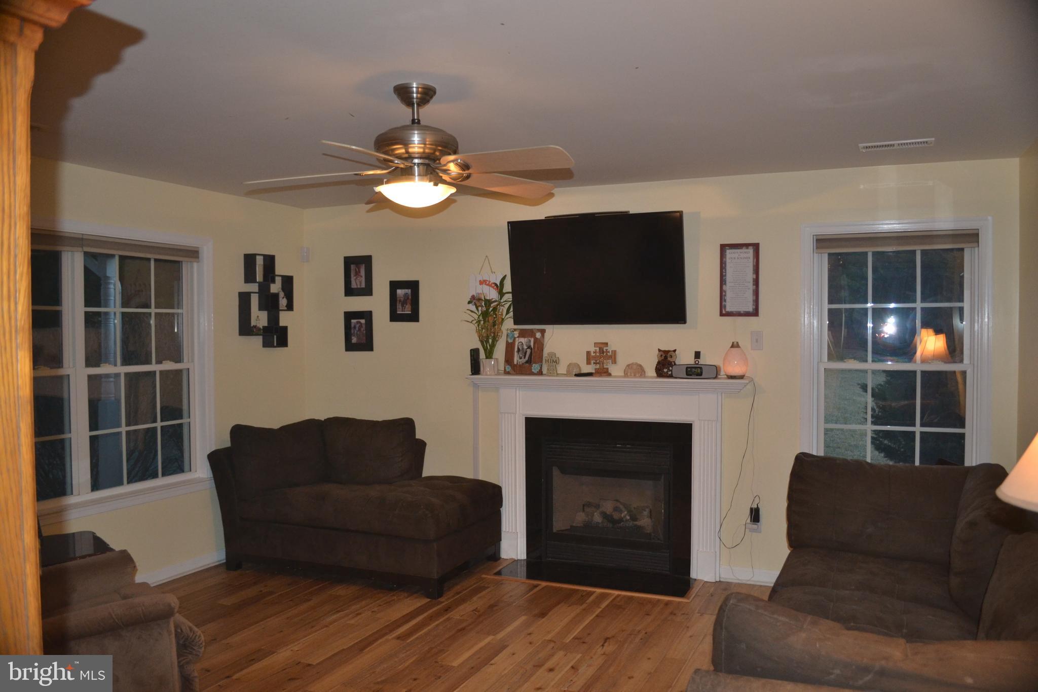 119 Range Road Louisa, VA 23093 - Photo 11 of 24 Living room with gas fireplace