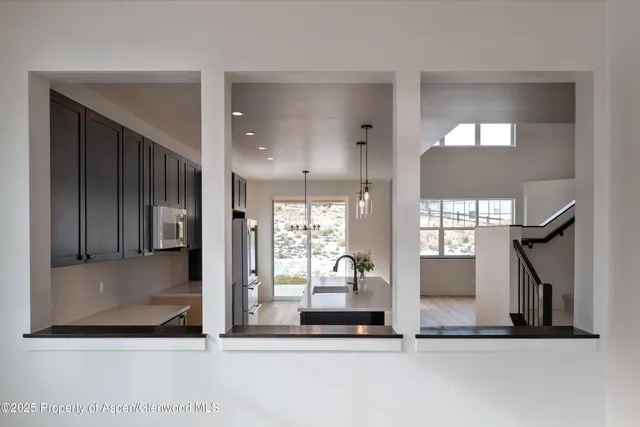 a view of a livingroom with a fireplace