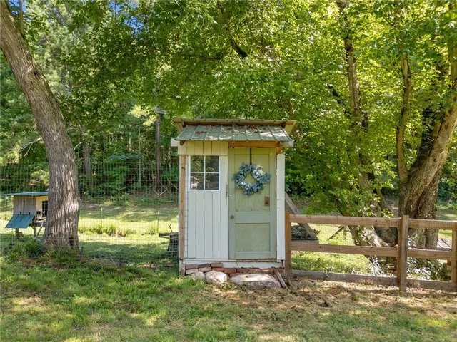 a view of outdoor space and garden