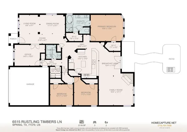 $335,000 | 6515 Rustling Timbers Lane, Spring, TX 77379