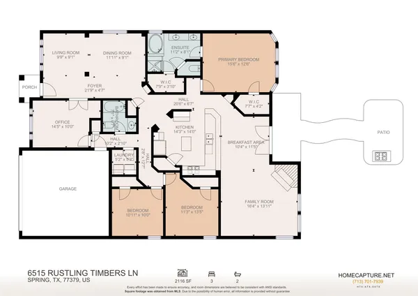 $335,000 | 6515 Rustling Timbers Lane, Spring, TX 77379