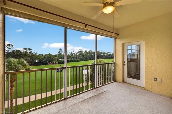 a view of a balcony