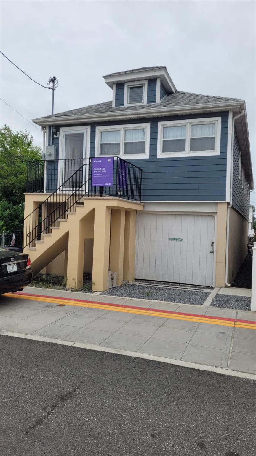 a view of building with large windows