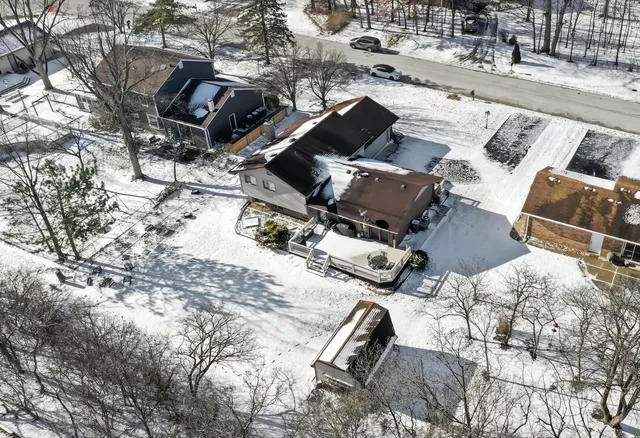 a view of outdoor space with seating