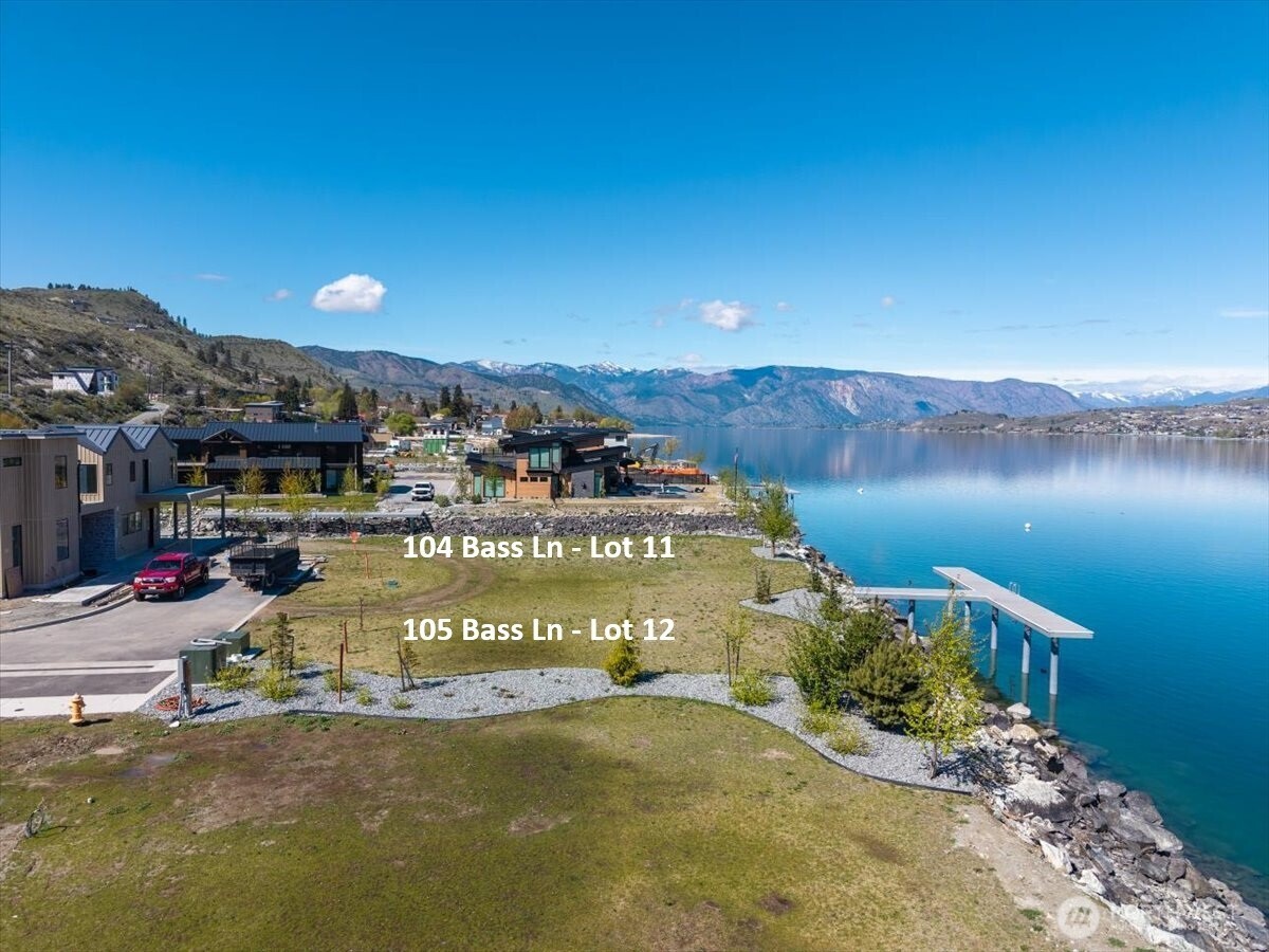 105 Bass Lane Chelan, WA 98816 - Photo 18 of 29 a view of a water with a building in the background