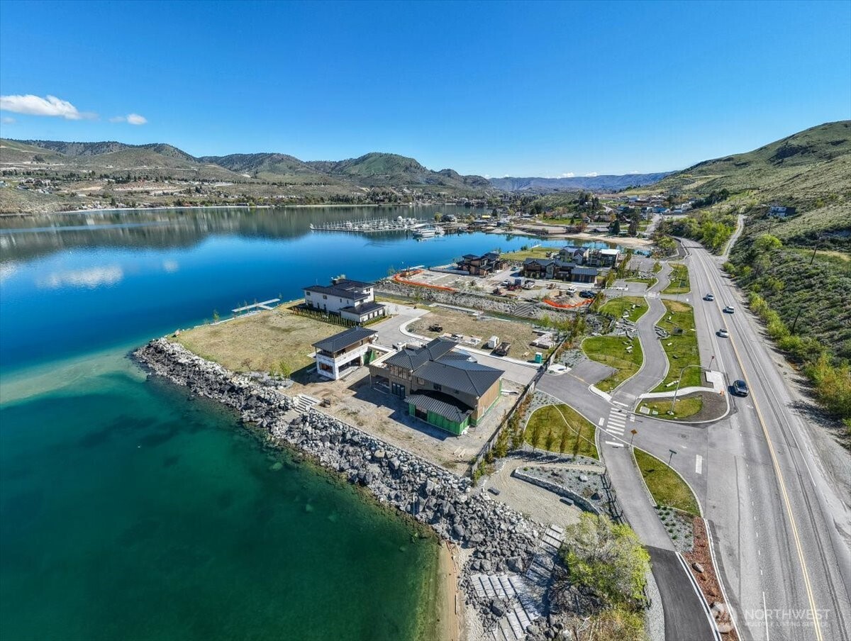 105 Bass Lane Chelan, WA 98816 - Photo 28 of 29 a view of a lake with a mountain
