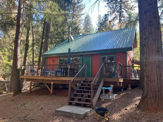 a front view of a house with balcony