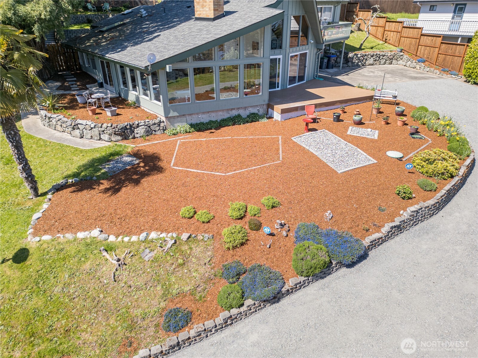 382 Discovery Way Sequim, WA 98382 - Photo 4 of 40 an aerial view of a house with swimming pool