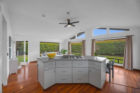 a very nice looking room with a large window