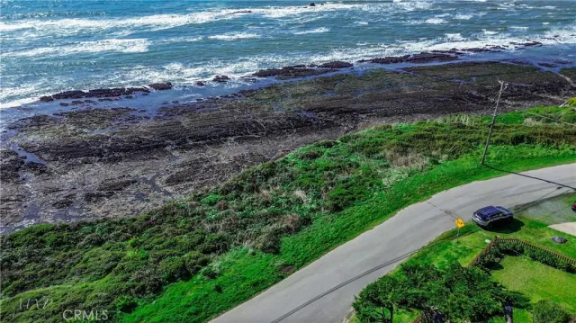 a view of street with green space