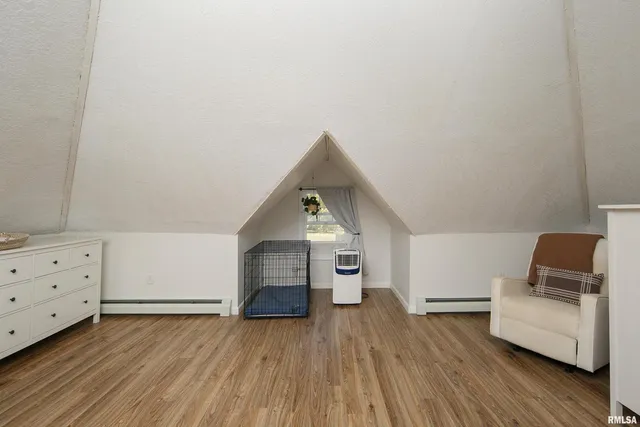 a view of livingroom with furniture and wooden floor