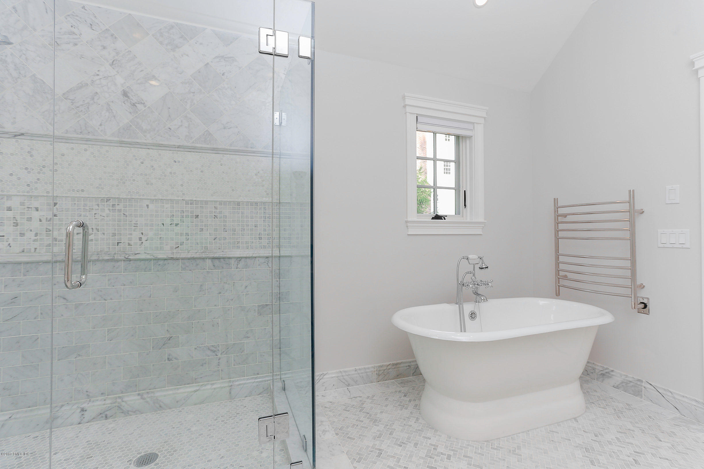 1 Club Road Riverside, CT 06878 - Photo 22 of 37 a bathroom with a sink and a mirror