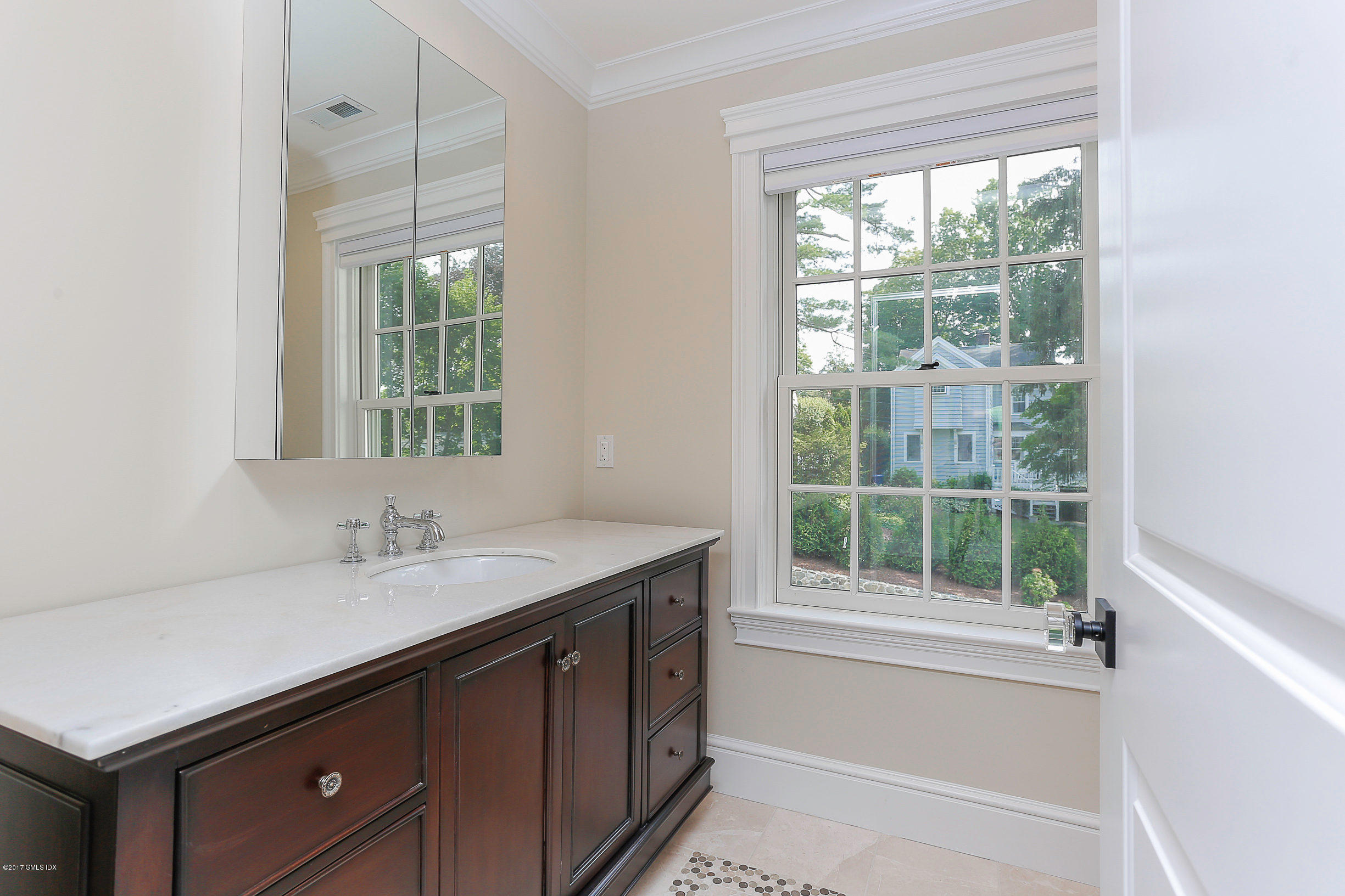 1 Club Road Riverside, CT 06878 - Photo 30 of 37 a bathroom with a sink and a window